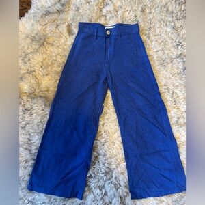 Dear John Linen Wide Leg Pants Size 24